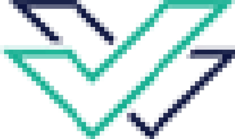 Voorbeeld pixellogo voor vectorisatie