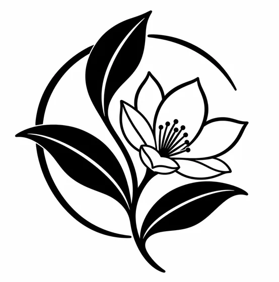 Magnolia logo - 1-colour production version