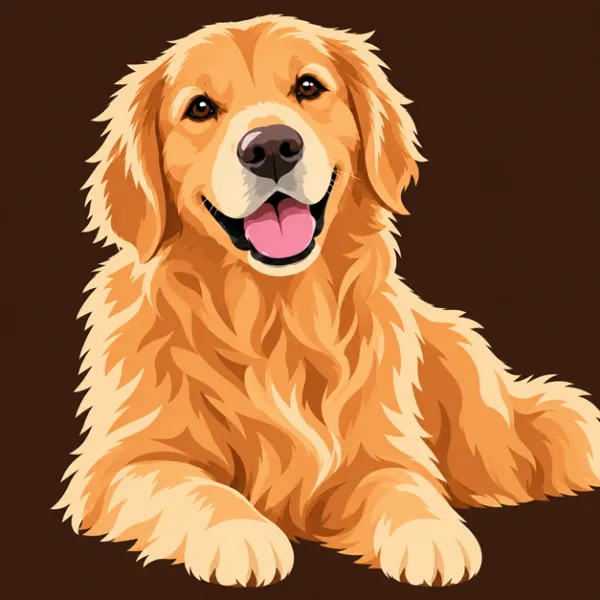 Dog: Cut-out illustration